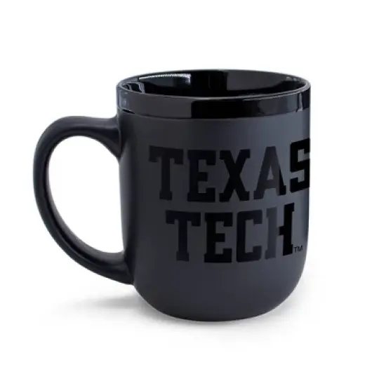 NCAA Texas Tech Red Raiders 12oz Ceramic Coffee Mug - Black image {1}