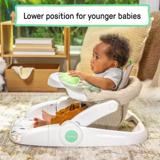 Ingenuity Prop Spot 2-in-1 Sit-Up Infant Floor Seat - Green image {16}
