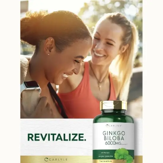 Carlyle Ginkgo Biloba 6000mg | 200 Capsules image {6}
