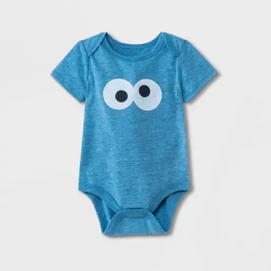 Baby Boys' 2pk Sesame Street Romper Set - Heather Gray image {1}