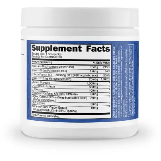 TransformHQ Boost Shot Energy Drink Mix - Blue Raspberry, 28 Servings image {3}