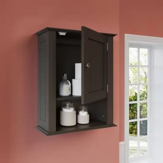 Ashland Single Door Wall Cabinet - RiverRidge Home image {1}