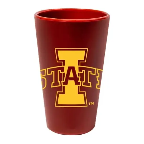 NCAA Iowa State Cyclones Silicone Pint Glass - 16oz: Multicolor Drinkware, 1 Piece image {3}