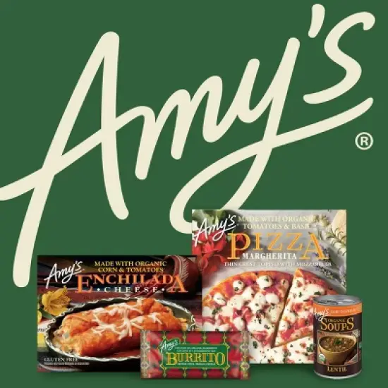 Amy's Vegan Black Bean & Vegetables Frozen Burrito - 6oz image {9}