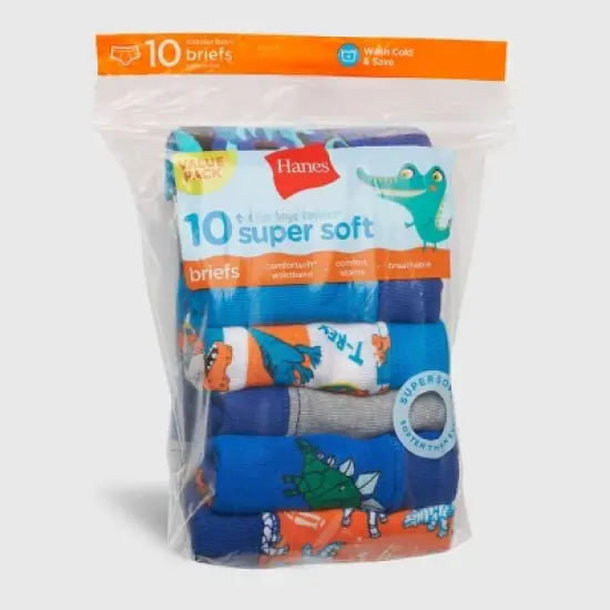 Hanes Toddler Boys' Briefs - Blue image {1}