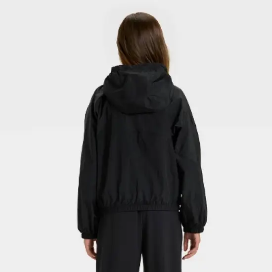 Girls' Solid Windbreaker Jacket - All In Motion&trade; image {1}