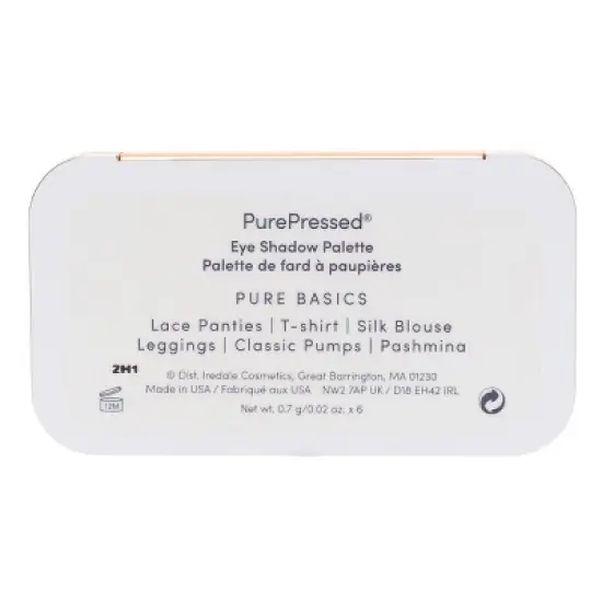 jane iredale Pure Basics PurePressed Eye Shadow Palette 0.02 oz image {1}