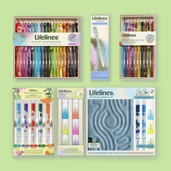 Lifelines Writing Bundle with Lava Pen and Journal Highlighter Black image {8}