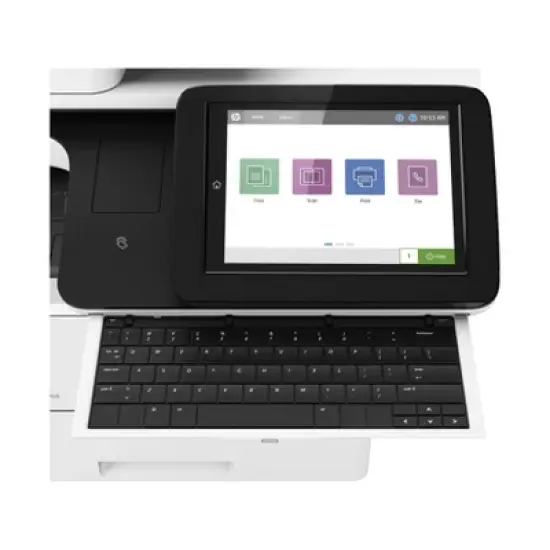 HP LaserJet Enterprise Flow MFP M528c Laser Printer, Black And White Mobile image {1}