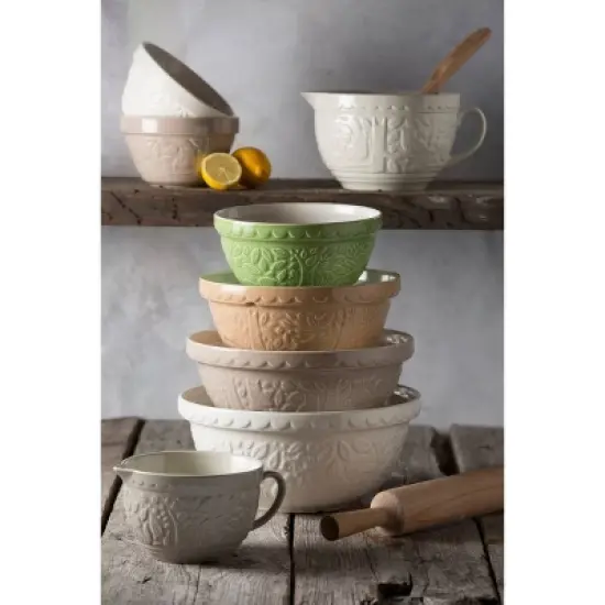 MASON CASH 40oz 2pk Earthenware Mixing Bowls image {3}