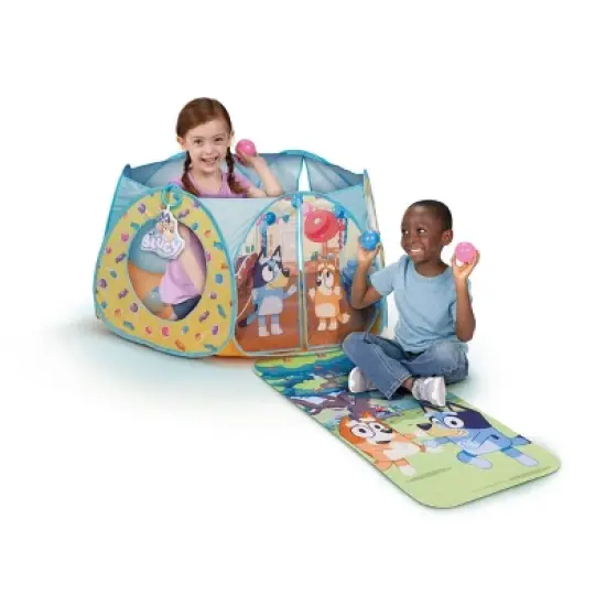 Bluey Ballpit Arena with 20 balls and mat with sounds image {5}