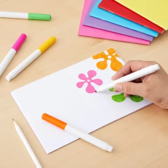 Paper Junkie 48 Pack Unlined Pocket Size Notebook, Blank Books For Kids To Write Stories Bulk Set, 6 Colors, 4.3 x 5.5 In image {2}