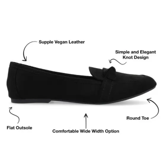 Journee Collection Womens Marci Slip On Round Toe Loafer Flats image {7}