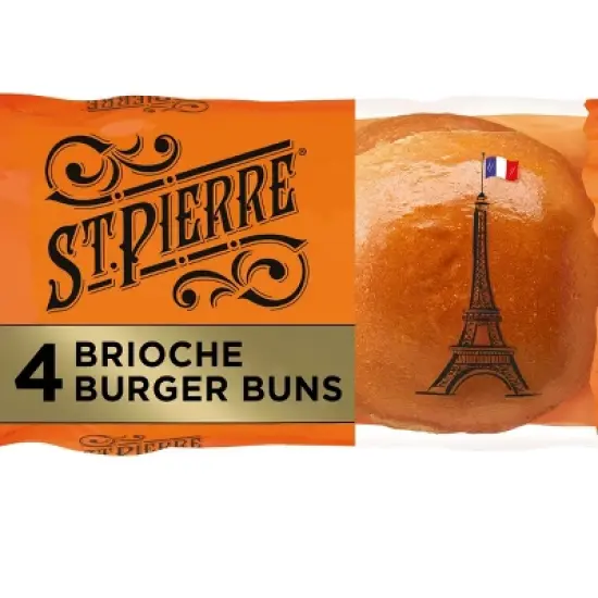 St. Pierre Brioche Burger Buns - 7oz/4ct image {9}