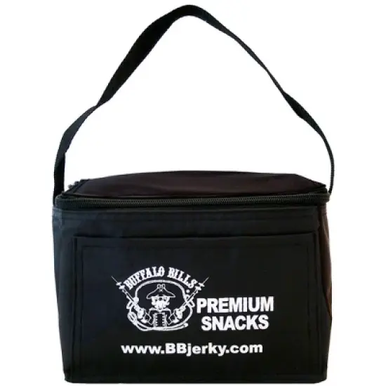 Buffalo Bills 12-pc Beef Jerky Sampler Black 6-Pack Gift Cooler (12 assorted 1.5oz jerky packs) image {3}