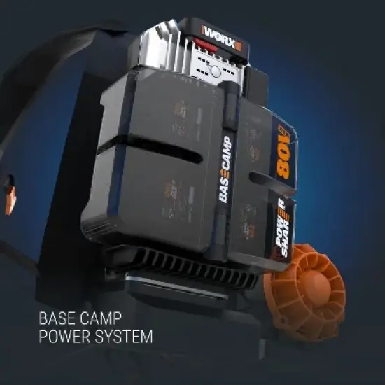 Worx WG572 Nitro 80V Brushless Cordless Backpack Leaf Blower image {6}