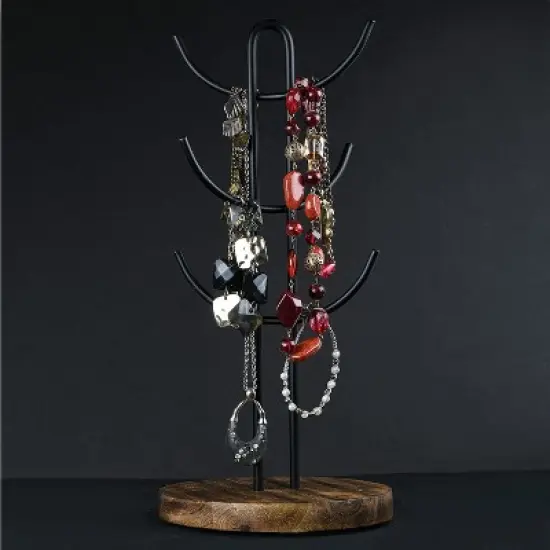 Enlea Coffee Mug Tree for Counter - Holds 6 Mugs - Farmhouse Kitchen Countertop Coffee Cup Holder image {3}