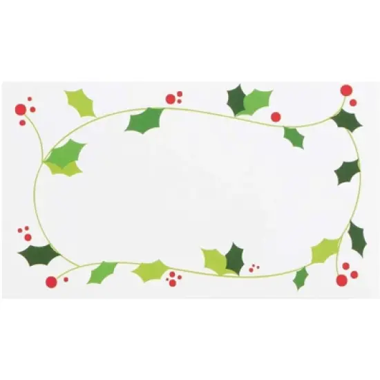 Juvale 100-Pack Christmas Place Cards for Dinner Parties, Holiday Table Settings (2 x 3.5 In) image {5}