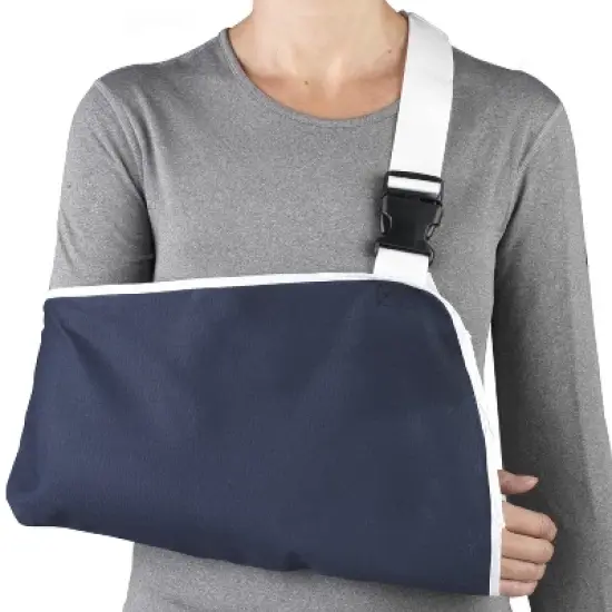 OTC Cradle Arm Sling, Thumb Loop, Reversable Left or Right Shoulder, Navy image {3}