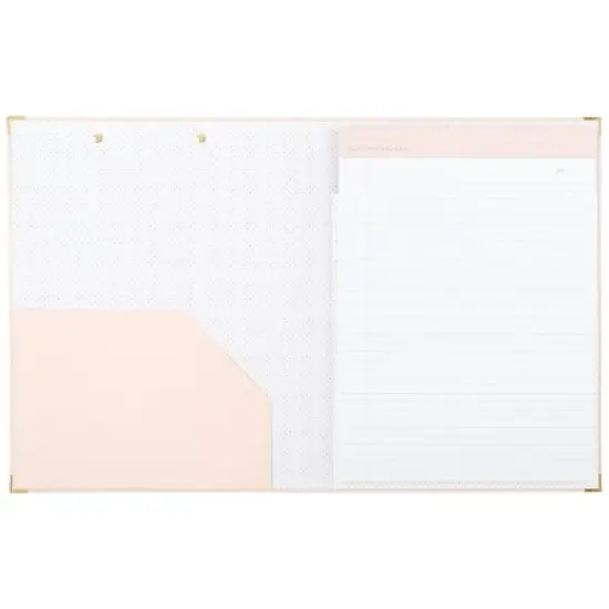 Sugar Paper Essentials Clipfolio Pink Gloss Dot image {1}