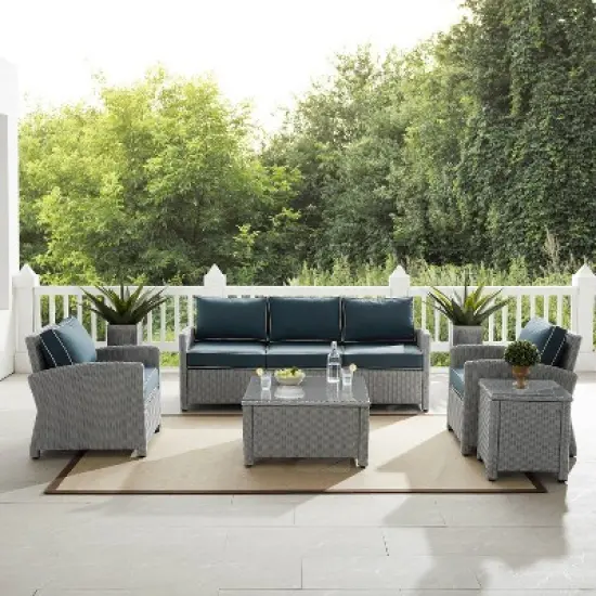Bradenton 5pc Outdoor Wicker Sofa Set - Crosley
 image {2}