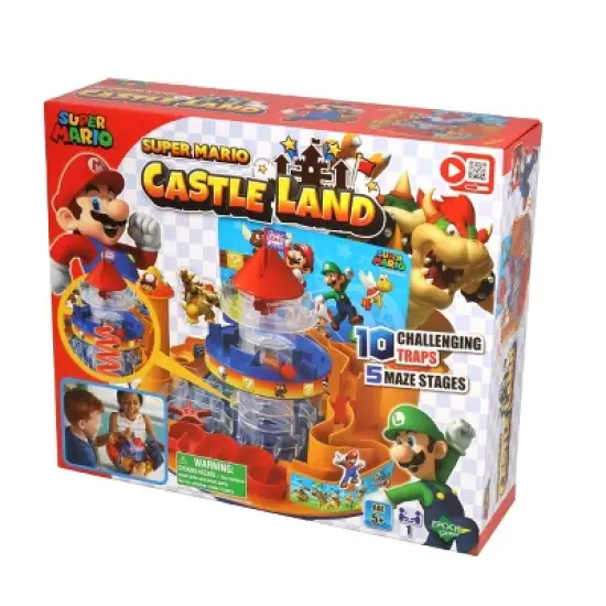 Epoch Games Super Mario Castle Land, Tabletop Skill and Action Game, Ages 5+ image {4}