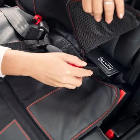 Diono Super Mat 3-Pack Car Seat Protector for Infant Car Seat, Booster Seat, Pets, 3 Storage Pockets image {5}