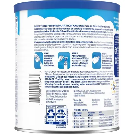 Gerber Good Start Gentle Non-GMO Powder Infant Formula - 12.7oz image {3}