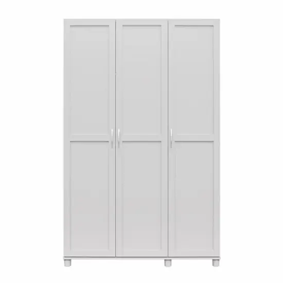 RealRooms Basin Framed 3 Door Wardrobe image {4}