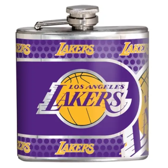 NBA 6oz Stainless Steel Flask image {3}