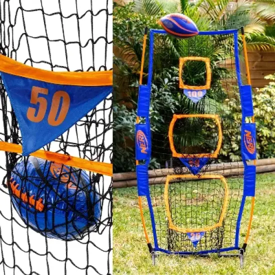 NERF Pro Pass Football Target Toss - 7pc image {5}