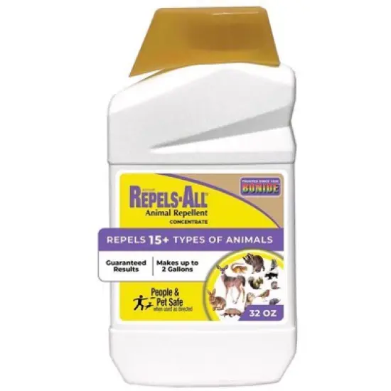 Bonide Repels-All Animal Repellent Concentrate For Most Animal Types 32 oz image {1}