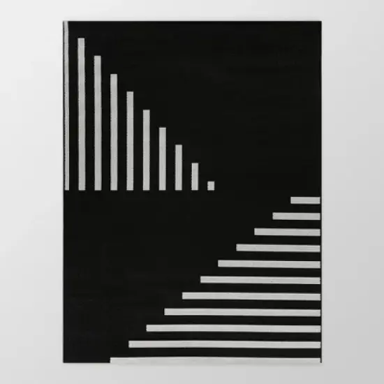 Geo Grace Indoor/Outdoor Rug - Black/White - Project 62&trade; image {5}