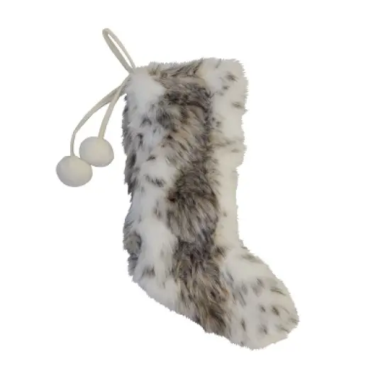 Season's Designs Christmas 18In Faux Fur Stocking image {1}