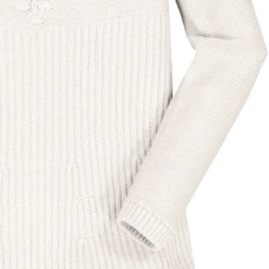 Hope & Henry Girls' Organic Cotton Skater Sweater Dress, Toddler image {2}