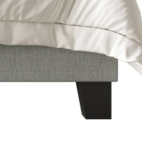 Home Design Sara Panel Bed with 2 Nightstands Gray image {7}