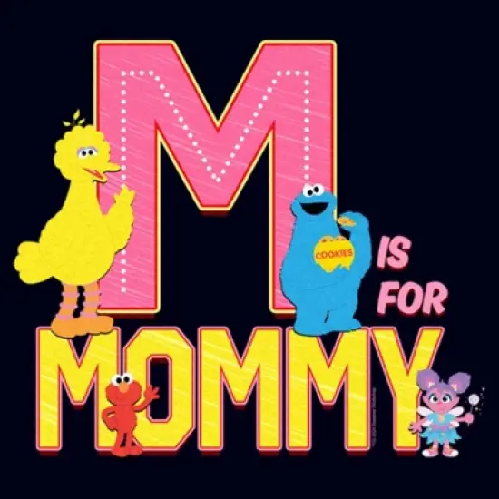Women's Sesame Street M Is for Mommy T-Shirt image {1}