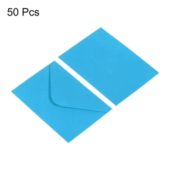 Unique Bargains Sturdy Paper Blank Card Envelopes with String Tie Closure 50 Pcs image {2}