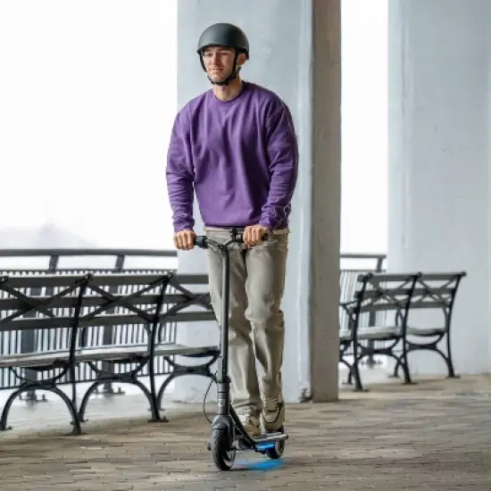 Jetson Loomis Electric Scooter - Gray: Bluetooth, Folds, Hand-Operated Brakes, LED Lights image {6}