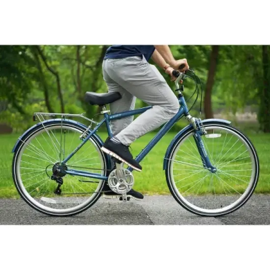 Kent Men's Ridgeway 700c/28" Hybrid Bike - Blue image {10}