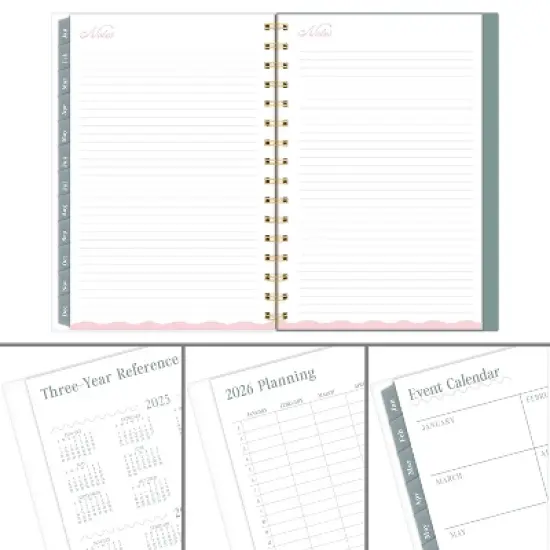 Cambridge 2026 Weekly/Monthly Cherrywood Lane Small Green Floral image {5}