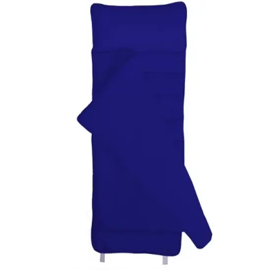 Everyday Kids Navy Nap Mat with Removable Pillow &ndash; Soft, Roll-Up Sleeping Bag with Handle and Straps &ndash; For Kids Ages 3&ndash;6, Preschool & Travel image {2}