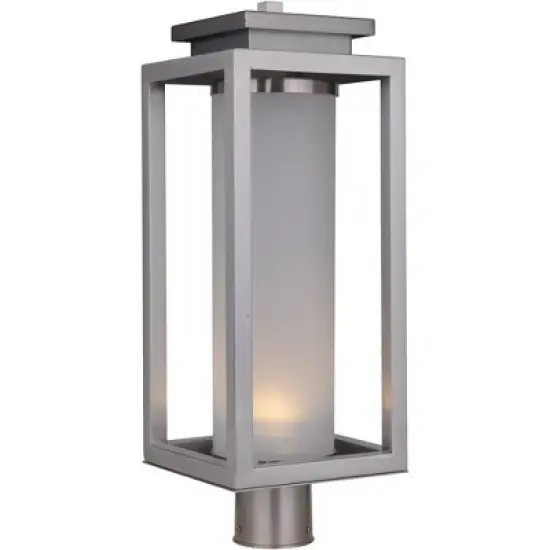 Craftmade Lighting Vailridge 1 - Light Post Light in  Stainless Steel image {1}
