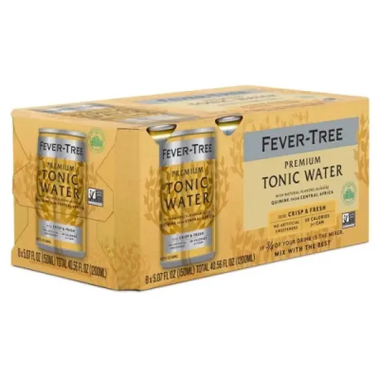 Fever-Tree Premium Indian Tonic Water - 8pk/150ml Cans image {1}