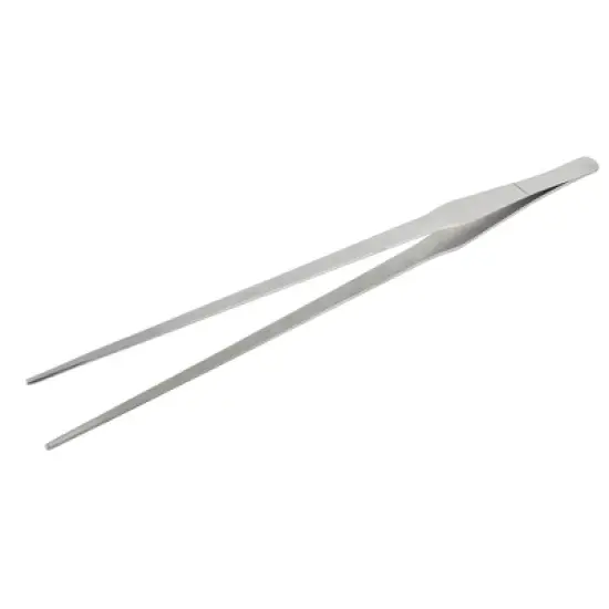 Unique Bargains Aquarium Stainless Steel Utensil Plant Clipping Straight Tweezer Clamp 15" image {2}