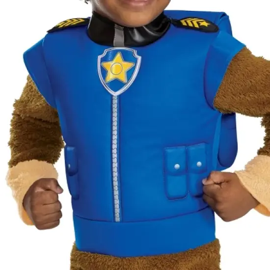 PAW Patrol Nickelodeon Boys' Chase Deluxe Costume Jumpsuit image {4}