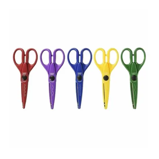 Hygloss&reg; Paper Shapers&reg; Decorative Scissors 5-Pack, Set 1 image {1}