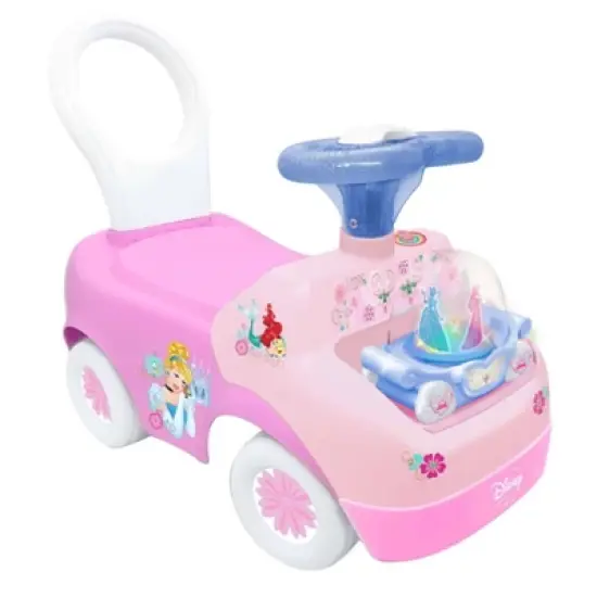 Kiddieland Disney Spark n Glow Princess Carriage Ride-On - Pink image {1}