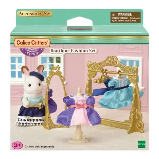 Calico Critters Town Series Boutique Fashion Set, Dollhouse Playset with Fashion Accessories image {3}