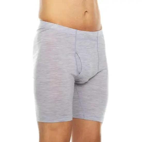 Minus33 Merino Wool Micro Weight - Men's Wool Boxer Briefs Woolverino Ash Gray XXL image {3}